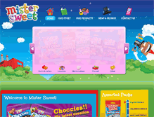 Tablet Screenshot of mistersweet.co.za